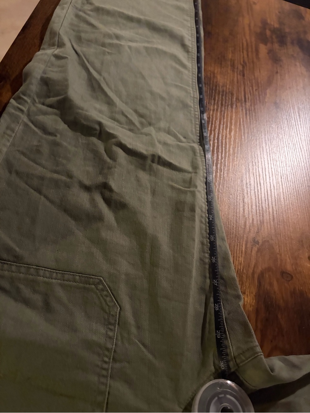 Universal Thread Olive Utility Straight-Leg Pants - Picture 6 of 7